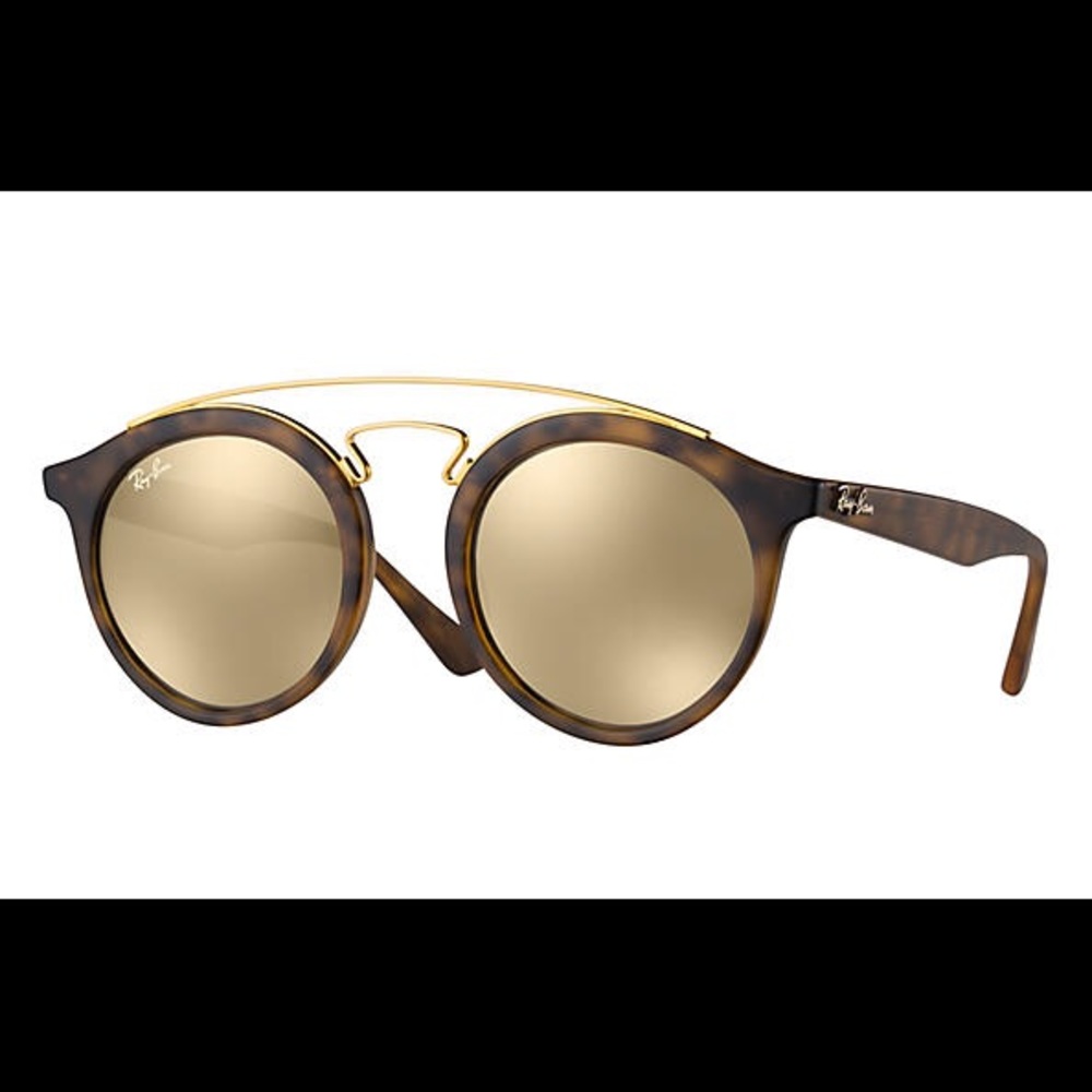 Ray-Ban Gatsby Sunglasses with Gold Mirror Lenses